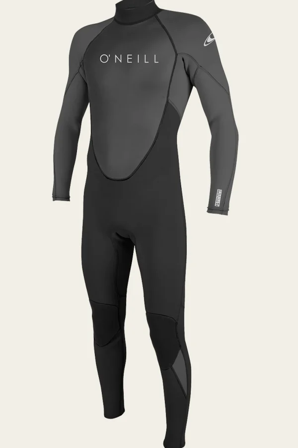 O’Neill Full Suit^REACTOR-2 3/2MM BACK ZIP FULL WETSUIT BLK/GRAPH