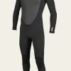 O’Neill Full Suit^REACTOR-2 3/2MM BACK ZIP FULL WETSUIT BLK/BLK