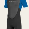 O’Neill Spring Suit^REACTOR-2 2MM BACK ZIP S/S SPRING WETSUIT BLK/OCN