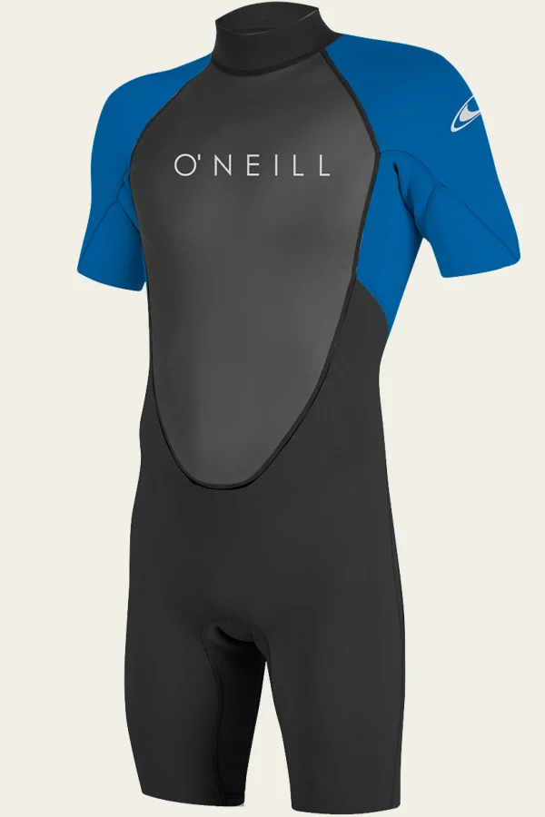 O’Neill Spring Suit^REACTOR-2 2MM BACK ZIP S/S SPRING WETSUIT BLK/OCN