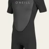 O’Neill Spring Suit^REACTOR-2 2MM BACK ZIP S/S SPRING WETSUIT BLK/BLK