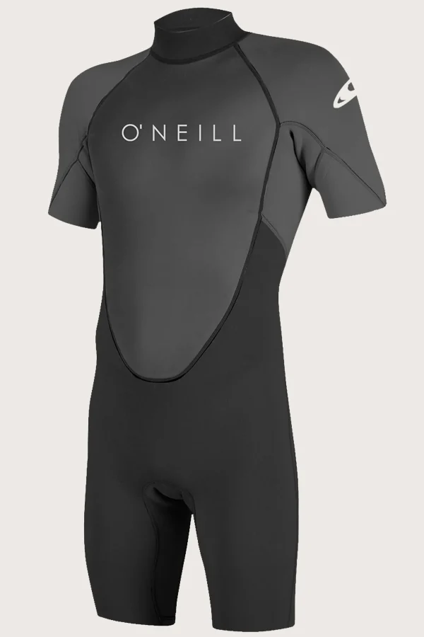 O’Neill Spring Suit^REACTOR-2 2MM BACK ZIP S/S SPRING WETSUIT BLK/GRAPH