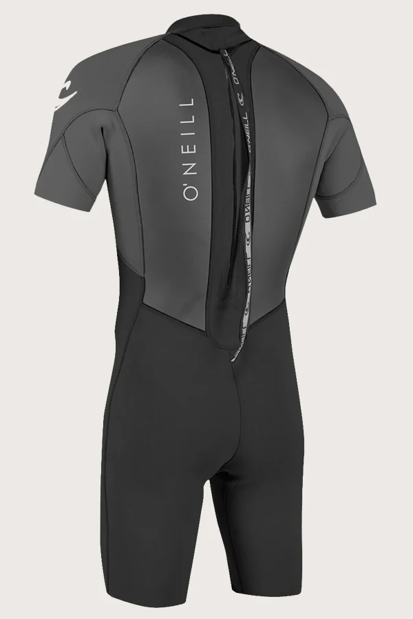 O’Neill Spring Suit^REACTOR-2 2MM BACK ZIP S/S SPRING WETSUIT BLK/GRAPH