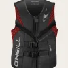 O’Neill Wake-Waterski Vests^REACTOR USCG LIFE VEST GRAPH/RED/BLK