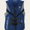 O’Neill Wake-Waterski Vests^REACTOR USCG LIFE VEST PAC/LUNAR/BLK