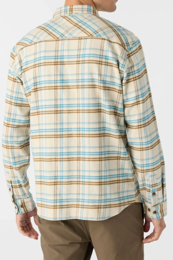 O’Neill Shirts & Flannels^REDMOND PLAID STANDARD FIT SHIRT LT KHAKI