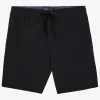 O’Neill Shorts^RESERVE ELASTIC WAIST 18" HYBRID SHORTS BLACK