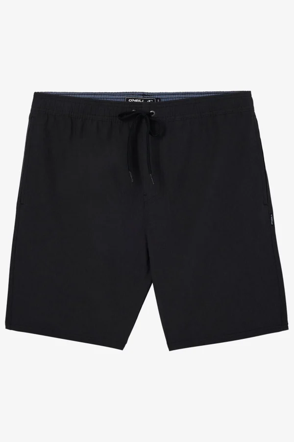 O’Neill Shorts^RESERVE ELASTIC WAIST 18" HYBRID SHORTS BLACK