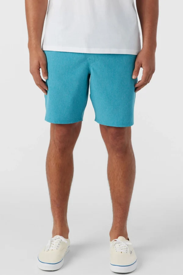 O’Neill Shorts^RESERVE ELASTIC WAIST 18" HYBRID SHORTS HEATHER PAGODA BLUE