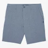 O’Neill Shorts^RESERVE HEATHER 19" HYBRID SHORTS NAVY