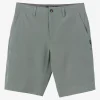 O’Neill Shorts^RESERVE LIGHT CHECK 21" HYBRID SHORTS DARK OLIVE