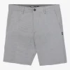 O’Neill Shorts^RESERVE LIGHT CHECK 19" HYBRID SHORTS GRAPHITE