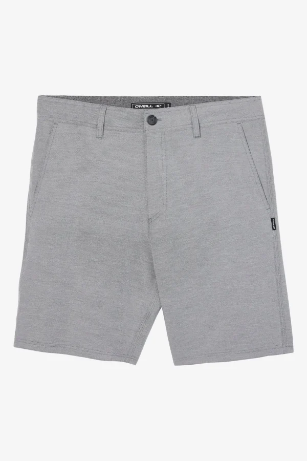 O’Neill Shorts^RESERVE LIGHT CHECK 19" HYBRID SHORTS GRAPHITE