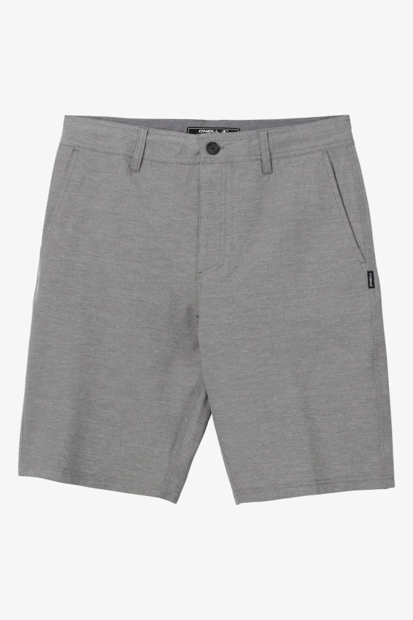 O’Neill Shorts^RESERVE LIGHT CHECK 21" HYBRID SHORTS GRAPHITE