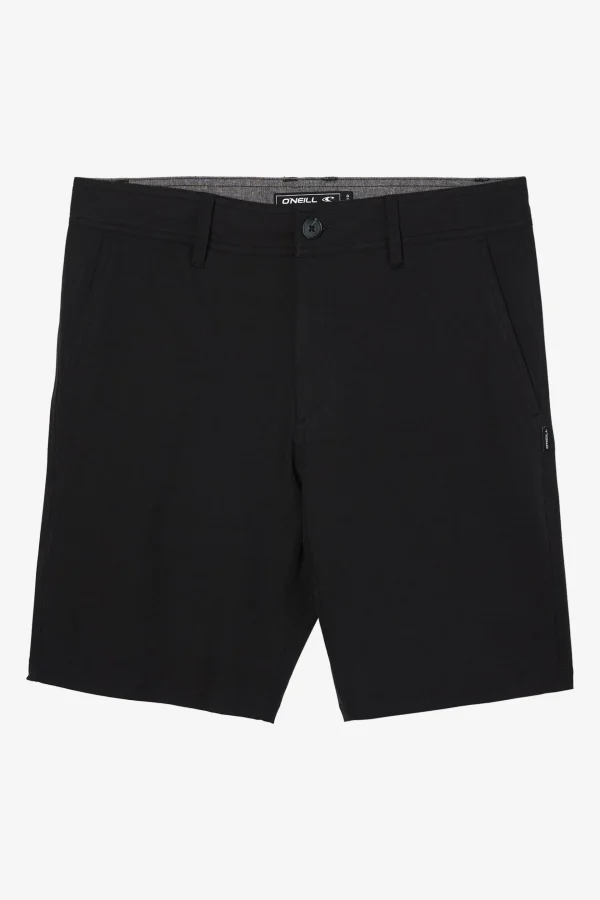 O’Neill Shorts^RESERVE LIGHT CHECK 21" HYBRID SHORTS BLACK