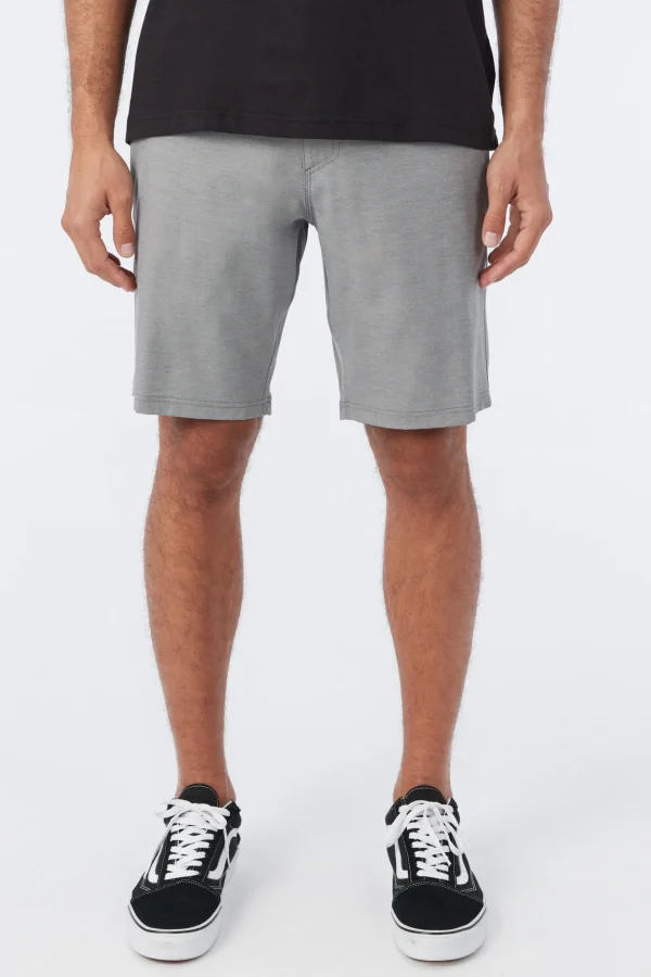 O’Neill Shorts^RESERVE LIGHT CHECK 19" HYBRID SHORTS GRAPHITE