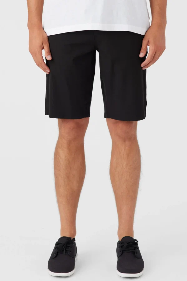 O’Neill Shorts^RESERVE LIGHT CHECK 21" HYBRID SHORTS BLACK