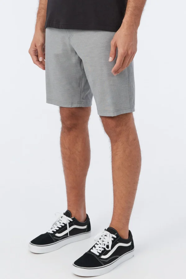 O’Neill Shorts^RESERVE LIGHT CHECK 19" HYBRID SHORTS GRAPHITE