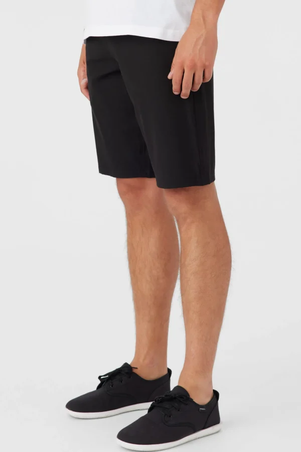 O’Neill Shorts^RESERVE LIGHT CHECK 21" HYBRID SHORTS BLACK