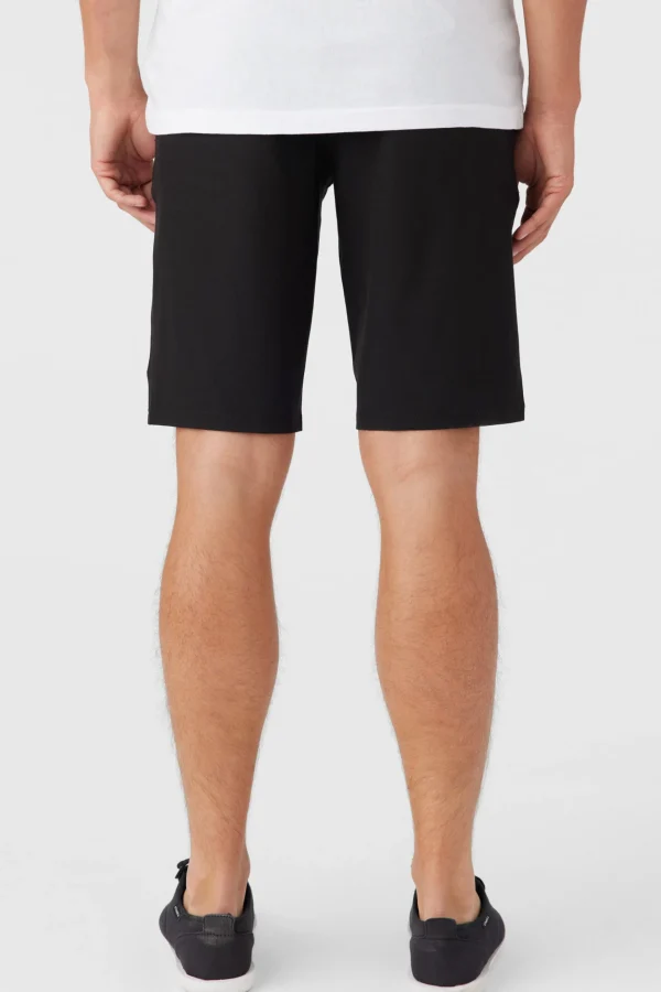 O’Neill Shorts^RESERVE LIGHT CHECK 21" HYBRID SHORTS BLACK