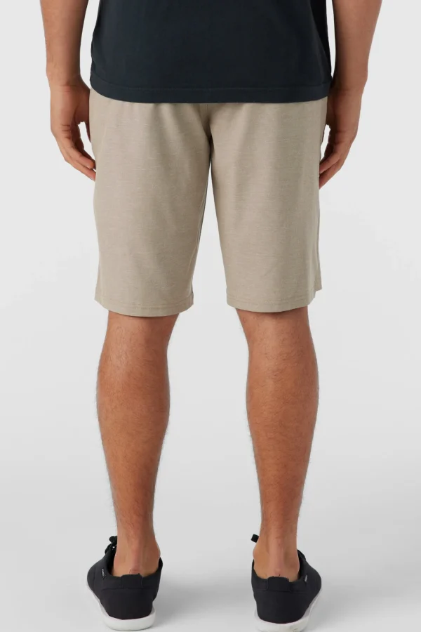 O’Neill Shorts^RESERVE LIGHT CHECK 21" HYBRID SHORTS DARK KHAKI