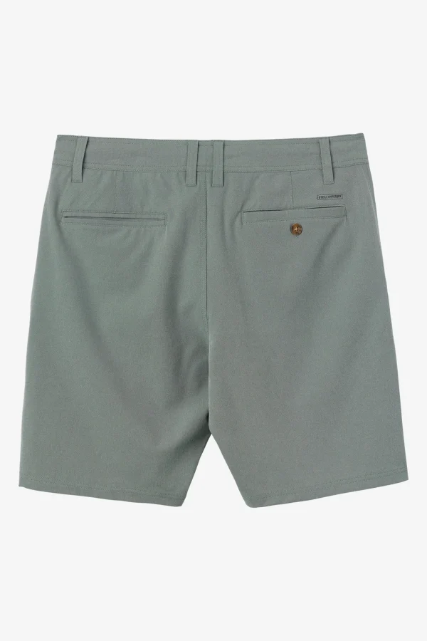 O’Neill Shorts^RESERVE LIGHT CHECK 19" HYBRID SHORTS DARK OLIVE