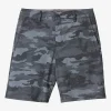 O’Neill Shorts^RESERVE SLUB 20" HYBRID SHORTS BLK CAMO