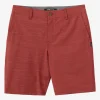 O’Neill Shorts^RESERVE SLUB 20" HYBRID SHORTS MAHOGANY