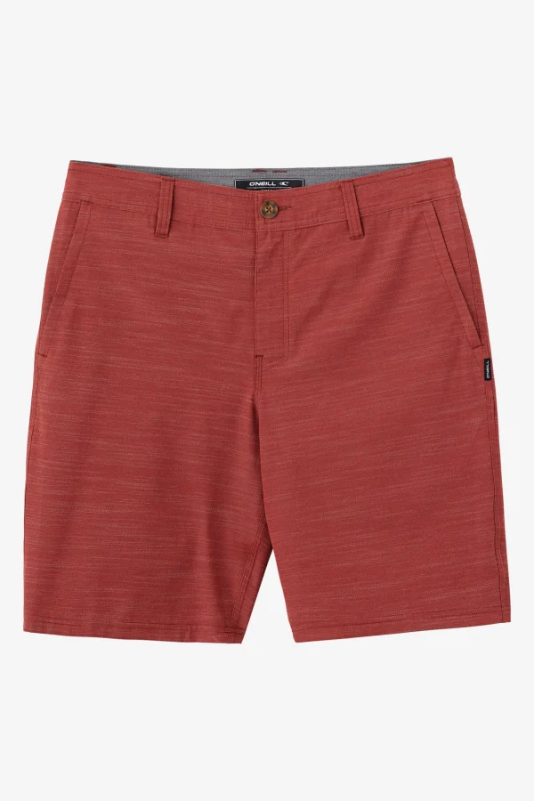 O’Neill Shorts^RESERVE SLUB 20" HYBRID SHORTS MAHOGANY