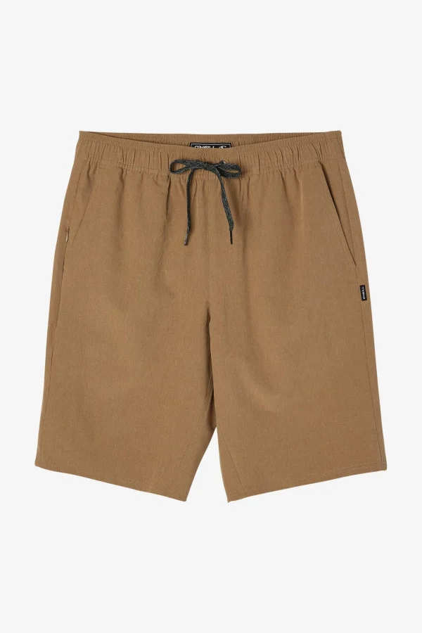 O’Neill Shorts^RESERVOIR ELASTIC WAIST 21" HYBRID SHORTS DARK KHAKI