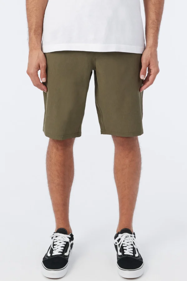 O’Neill Shorts^RESERVOIR ELASTIC WAIST 21" HYBRID SHORTS ARMY GREEN