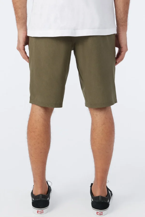 O’Neill Shorts^RESERVOIR ELASTIC WAIST 21" HYBRID SHORTS ARMY GREEN