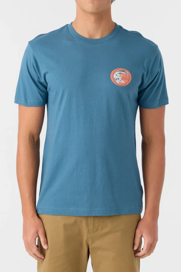 O’Neill Tees^REVERBARATION STANDARD FIT TEE REAL TEAL