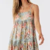 O’Neill Cover-Ups^RILEE PUNTA TROPICAL COVER-UP DRESS SILVER BLUE