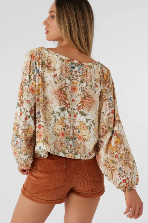 O’Neill Tops^RIVER SOFIA FLORAL LONG SLEEVE TOP MULTI CLR