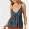 O’Neill Tops^ROBYNN SOLID TANK TOP SLATE