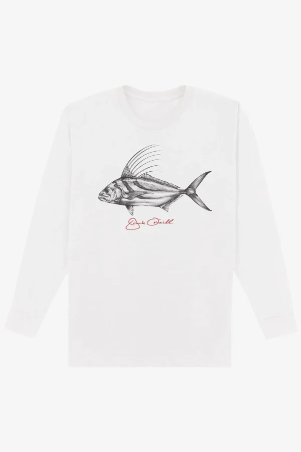 O’Neill Tees^ROOSTER LONG SLEEVE TEE WHITE