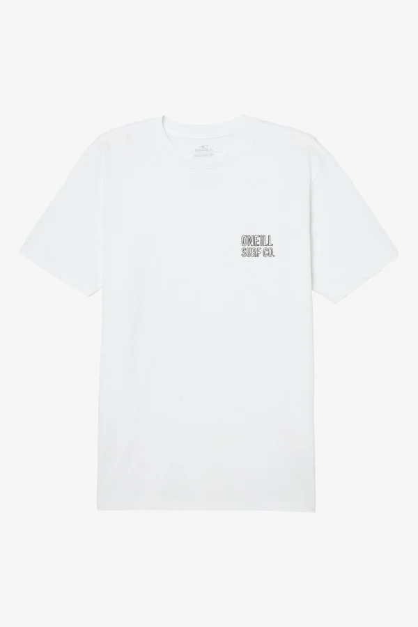 O’Neill Tees^RUDY TEE WHITE HEATHER