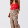 O’Neill Bottoms^RYLAN EDEN DITSY WIDE LEG PANTS MULTI CLR