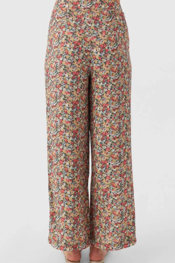 O’Neill Bottoms^RYLAN EDEN DITSY WIDE LEG PANTS MULTI CLR