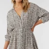 O’Neill Cover-Ups^SALTWATER ESSENTIALS DREA ANIMAL CAMI COVER-UP TUNIC BLACK