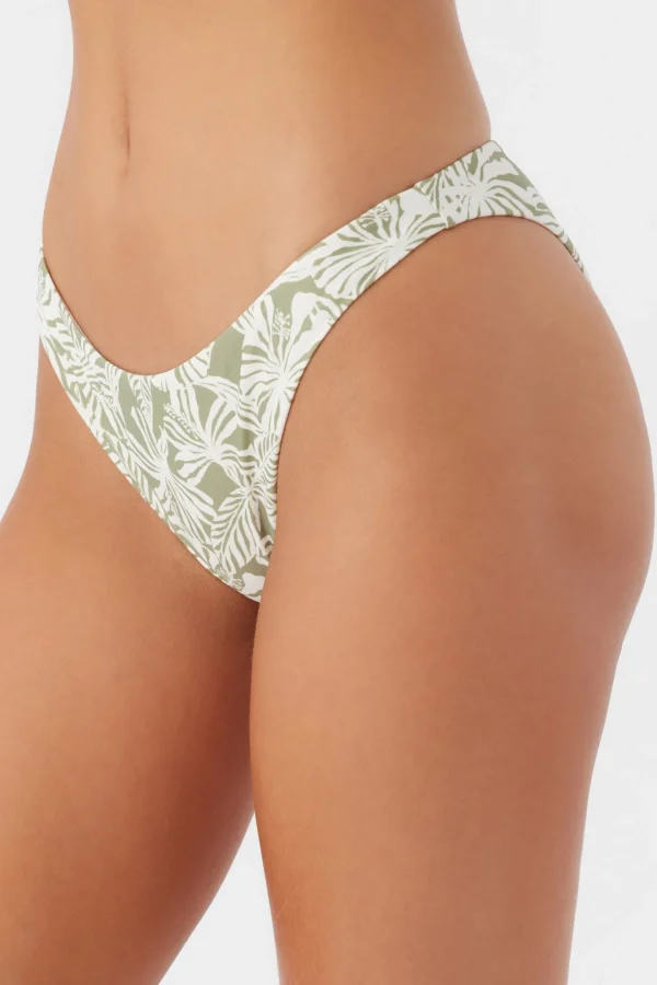 O’Neill Cheeky | Bikini Bottoms^SALTWATER ESSENTIALS HALFMOON FLAMENCO HIGH CUT CHEEKY BOTTOMS OIL GREEN