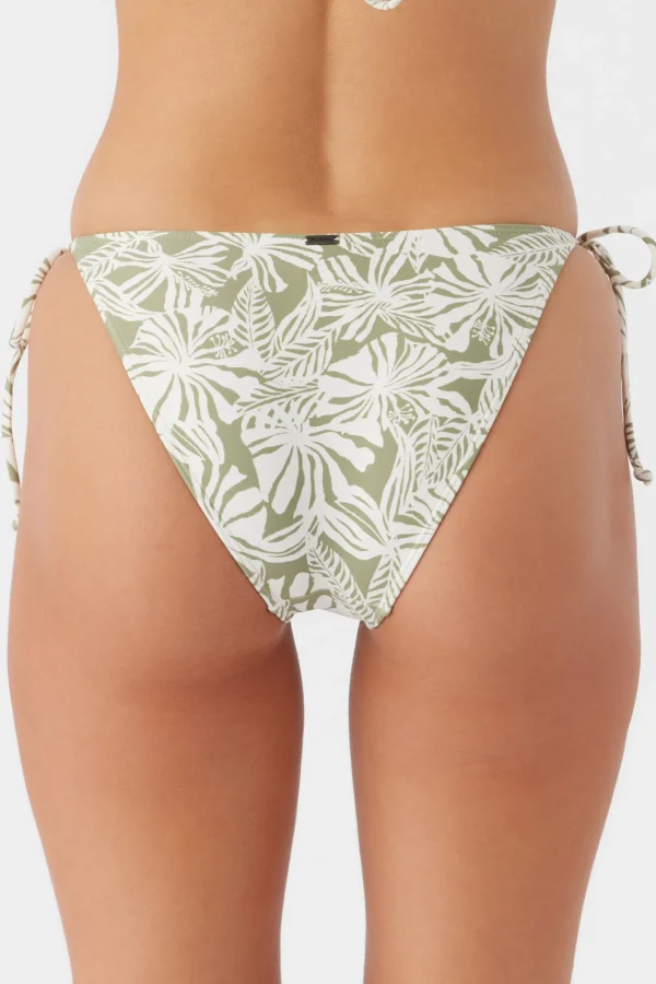 O’Neill Medium | Bikini Bottoms^SALTWATER ESSENTIALS HALFMOON MARACAS TIE SIDE BOTTOMS OIL GREEN