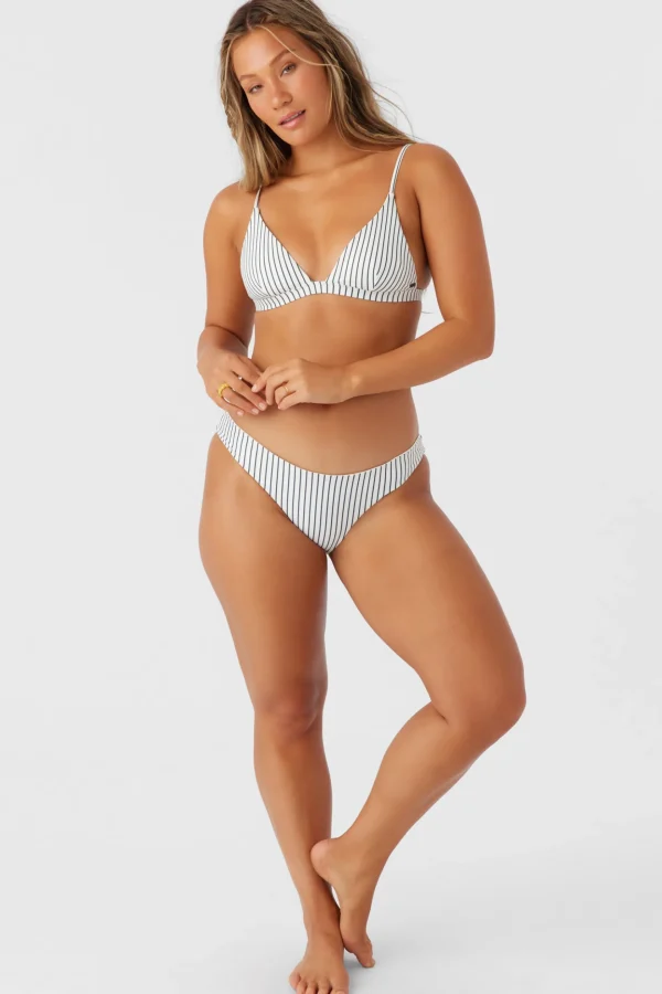 O’Neill Bikini Tops^SALTWATER ESSENTIALS STRIPE SEASIDE TRIANGLE TOP VANILLA