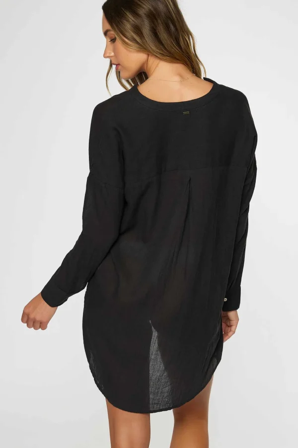 O’Neill Cover-Ups | Dresses^SALTWATER SOLIDS BELIZIN COVER-UP TUNIC BLACK