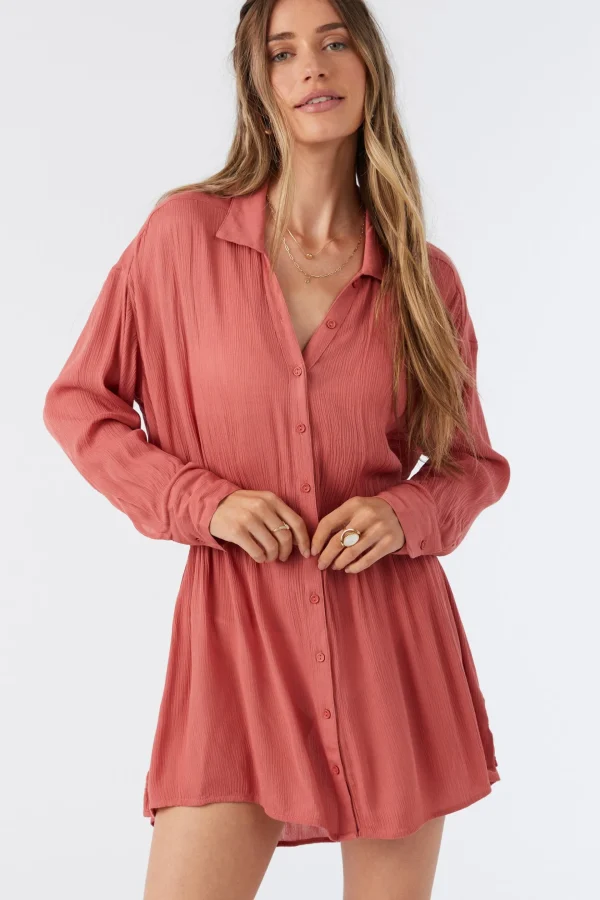 O’Neill Cover-Ups | Dresses^SALTWATER SOLIDS CAMI SWIM COVER-UP DUSTY CEDAR