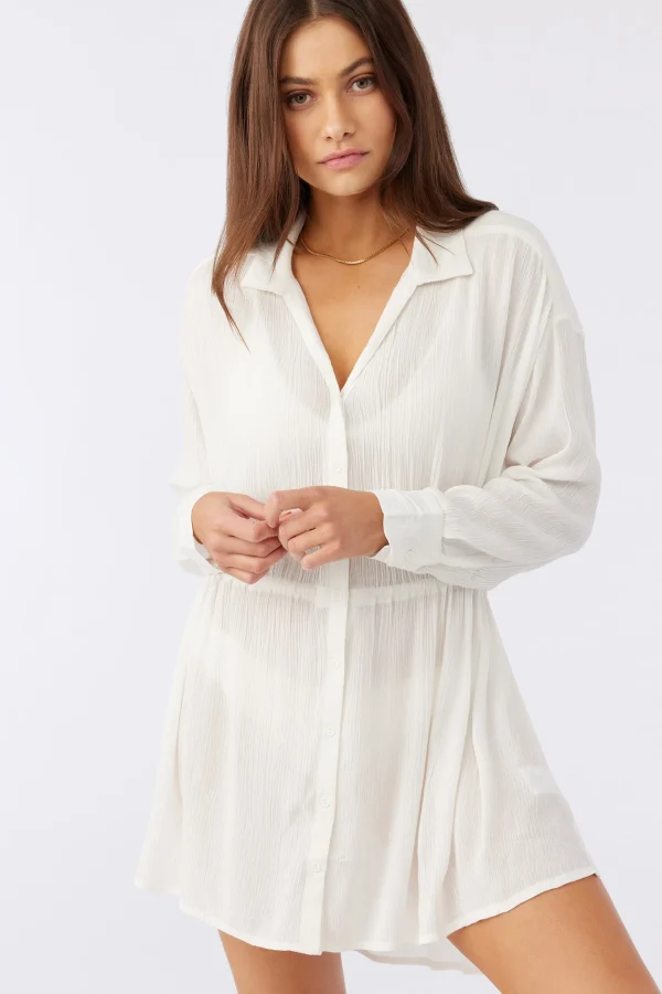 O’Neill Cover-Ups | Dresses^SALTWATER SOLIDS CAMI SWIM COVER-UP VANILLA