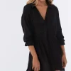 O’Neill Dresses^SALTWATER SOLIDS CAMI SWIM COVER-UP BLACK