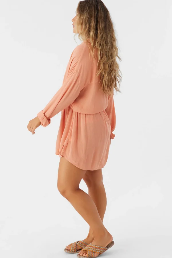 O’Neill Cover-Ups^SALTWATER SOLIDS CAMI SWIM COVER-UP CANYON SUNSET