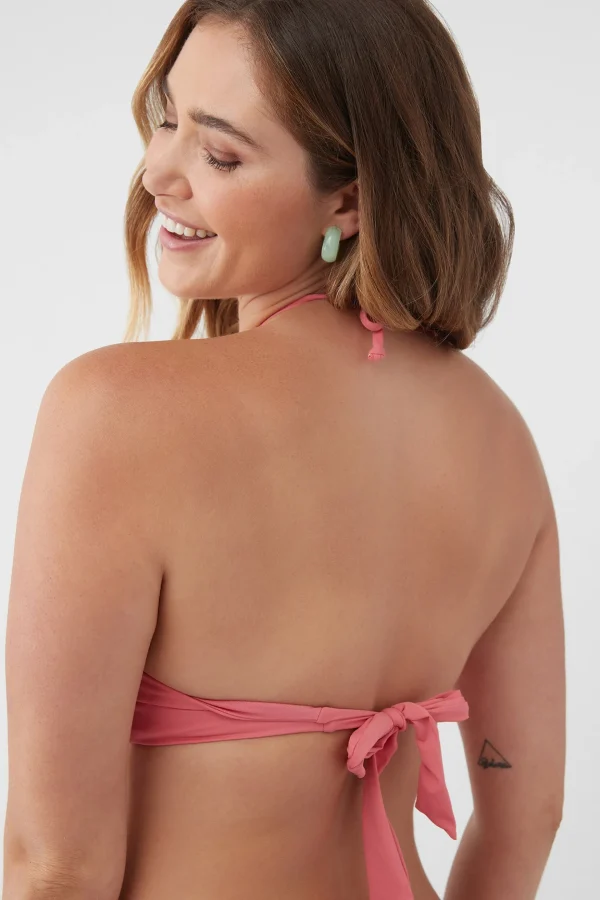 O’Neill Halter^SALTWATER SOLIDS EMBRY MULTI-WAY TRI TOP CORAL